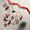 Cardinal in Winter Gear Christmas Ornaments - 12 Pc. Image 1