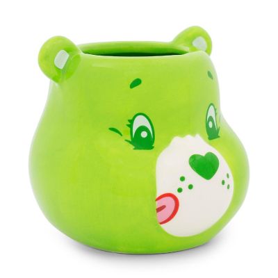 Care Bears Good Luck Bear Sculpted Ceramic Mini Mug  Holds 3 Ounces Image 1