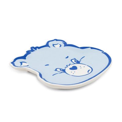 Care Bears Grumpy Bear Face Sculpted Ceramic Trinket Tray Dish Image 1
