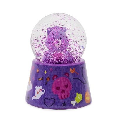 Care Bears Harmony Bear Frankenstein 3-Inch Mini Light-Up Snow Globe Image 1
