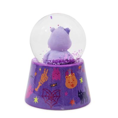 Care Bears Harmony Bear Frankenstein 3-Inch Mini Light-Up Snow Globe Image 3