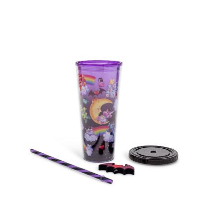 Care Bears x Universal Monsters 24-Ounce Carnival Cup With Lid and Straw Topper Image 2