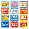 Carnival Food Signs - 12 Pc. Image 1