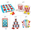 Carnival Stripes & Bold Colors Games Sets Decorating Kit - 5 Pc. Image 1