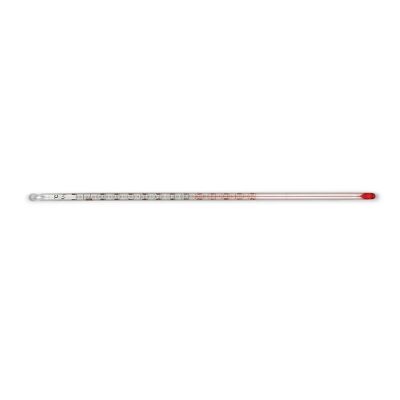 Carolina Biological Supply Company Red Spirit-Filled Partial Immersion 12" Thermometer (-20 to 110 C) Image 1