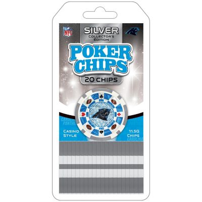 Carolina Panthers 20 Piece Poker Chips Image 1