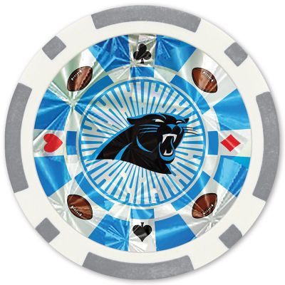 Carolina Panthers 20 Piece Poker Chips Image 2