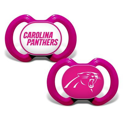 Carolina Panthers - Pink Pacifier 2-Pack Image 1