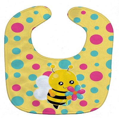 Caroline's Treasures Bee with Flower Baby Bib, 10 x 13, Insects Image 1