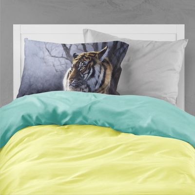 Caroline's Treasures Bengal Tiger by Daphne Baxter Fabric Standard Pillowcase, 30 x 20.5, Wild Animals Image 1