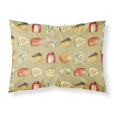 Caroline's Treasures Cheeses Fabric Standard Pillowcase, 30 x 20.5, Image 1