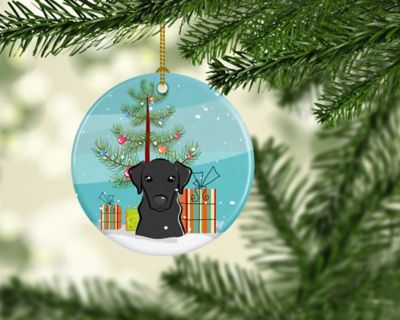 Caroline's Treasures, Christmas Ceramic Ornament, Dogs, Labrador Retriever, 2.8x2.8 Image 1