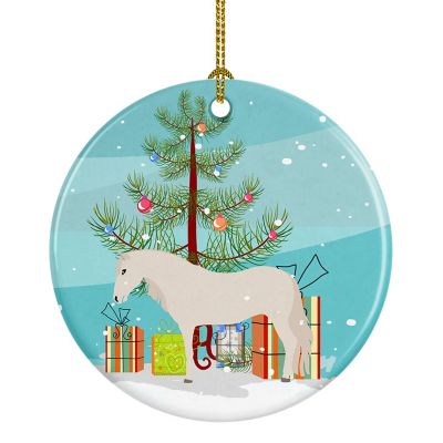 Caroline's Treasures, Christmas Ceramic Ornament, Farm Animals, Paso Fino Horse, 2.8x2.8 Image 1