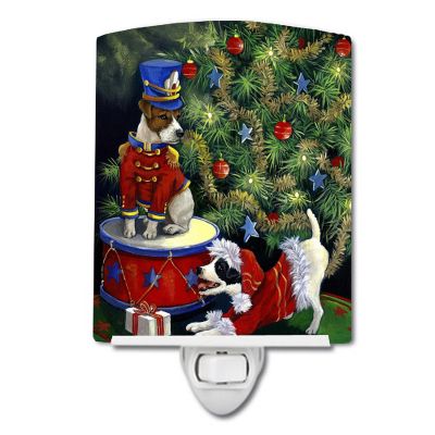 Caroline's Treasures Christmas, Jack Russell Christmas My Gift Ceramic Night Light, 4 x 6, Dogs Image 1