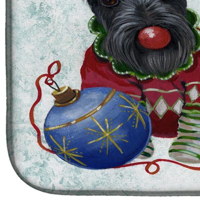 Caroline's Treasures Christmas, Scottish Terrier Christmas Elves Dish Drying Mat, 14 x 21, Dogs Image 3