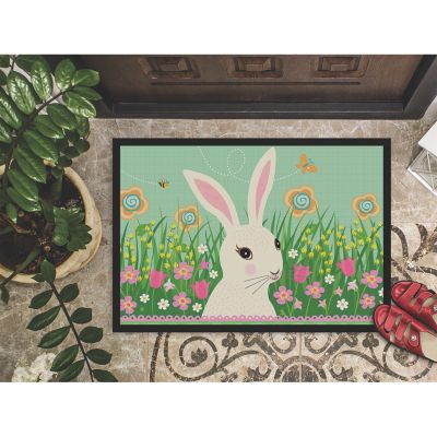 Caroline's Treasures, Easter, Easter Bunny Rabbit Indoor or Outdoor Mat 24x36, 36 x 24, Farm Animals Image 2