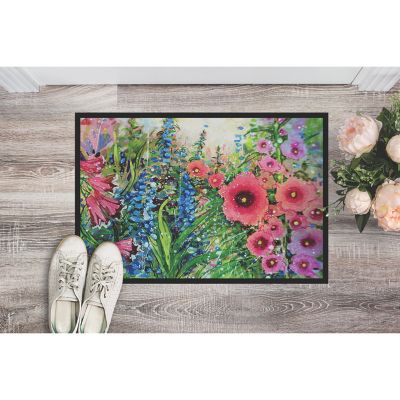 Caroline's Treasures, Easter, Easter Garden Springtime Flowers Indoor or Outdoor Mat 24x36, 36 x 24, Flowers Image 1