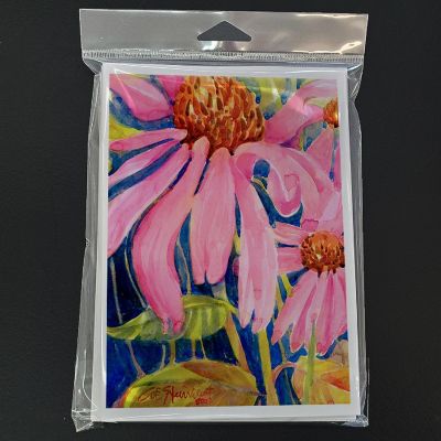 Caroline's Treasures Flower - Coneflower Greeting Cards and Envelopes Pack of 8, 7 x 5, Flowers Image 2