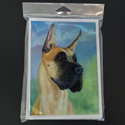Caroline's Treasures Great Dane Apollo the Great Greeting Cards and Envelopes Pack of 8, 7 x 5, Dogs Image 2