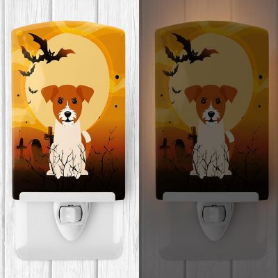 Caroline's Treasures Halloween, Halloween Jack Russell Terrier Ceramic Night Light, 4 x 6, Dogs Image 1