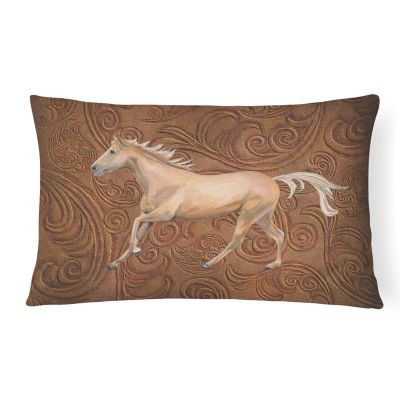 Caroline's Treasures Horse Canvas Fabric Decorative Pillow, 12 x 16, Farm Animals Image 1