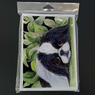 Caroline's Treasures Japanese Chin Greeting Cards and Envelopes Pack of 8, 7 x 5, Dogs Image 2