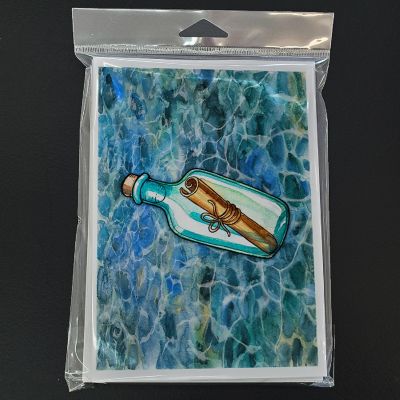 Caroline's Treasures Message in a Bottle Greeting Cards and Envelopes Pack of 8, 7 x 5, Image 2