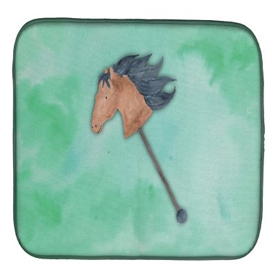 Caroline's Treasures Stick Horse Watercolor Dish Drying Mat, 14 x 21, Image 1