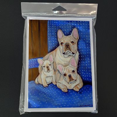 Caroline's Treasures Valentine's Day, French Bulldog Momma's Love  Greeting Cards and Envelopes Pack of 8, 7 x 5, Dogs Image 2