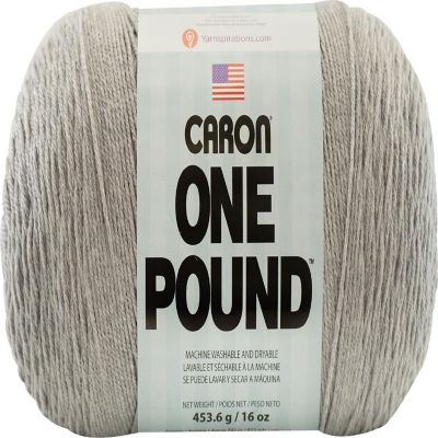 Caron One Pound Yarn-Soft Grey Mix Image 1