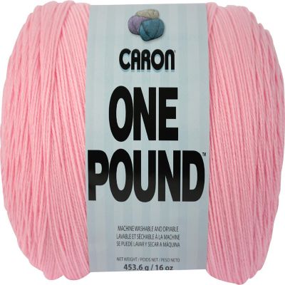 Caron One Pound Yarn-Soft Pink Image 1