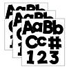 Carson Dellosa Education Black Combo Pack EZ Letters, 219 Pieces Per Pack, 3 Packs Image 1