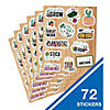 Carson Dellosa Education Grow Together Motivators Shape Stickers, 72 Per Pack, 12 Packs Image 1
