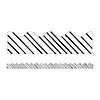 Carson Dellosa Education Kind Vibes Black & White Stripes Scalloped Borders, 39 Feet Per Pack, 6 Packs Image 1