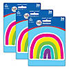 Carson Dellosa Education Kind Vibes Rainbow Cut-Outs, 36 Per Pack, 3 Packs Image 1