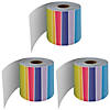 Carson Dellosa Education Rainbow Rolled Straight Border, 65 Feet Per Roll, Pack of 3 Image 1