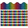 Carson Dellosa Education Sparkle + Shine Rainbow Foil Scalloped Border, 39 Feet Per Pack, 6 Packs Image 1