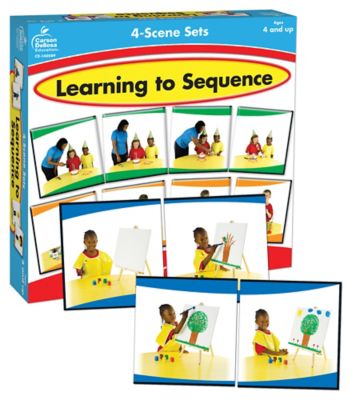 Carson Dellosa Learning to Sequence Pre-Reading Puzzle Game Set for Kids, Preschool Learning Activity, Storytelling Game for Classroom and Homeschool (42 pc) Image 1