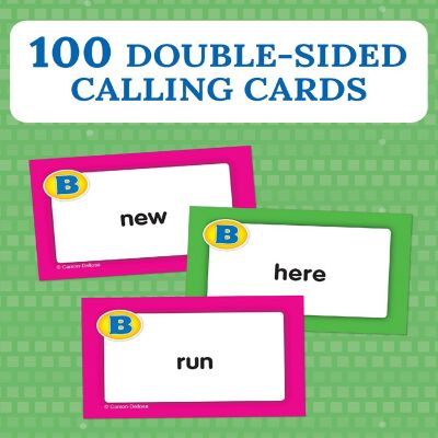 Carson Dellosa Sight Words Bingo Games&#8212;Learning Tools for Kindergarten and First Grade Reading Skills, Double-Sided Language, Vocabulary Building Game Cards Image 2
