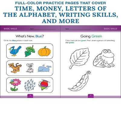 Carson Dellosa The Complete Book of Kindergarten Workbook, Learn the Alphabet, Money, Math and Writing for Kindergarten and Preschool Image 3