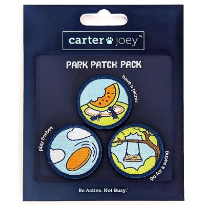 Carter Joey: Park Patches - 3 Colorful Embroidered&amp;#160;Hook And Loop&amp;#160;Patches Image 1
