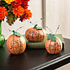 &amp;#8220;Carved&amp;#8221; Thanksgiving Pumpkin Set Image 1