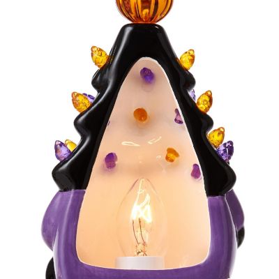 Casafield Ceramic Black Halloween Gnome Plug-in Decorative Night Light Image 3