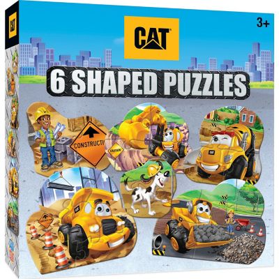 CAT - Caterpillar 6-Pack Mini Shaped Jigsaw Puzzles Image 1