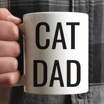 Cat Dad Ceramic Mug Image 1