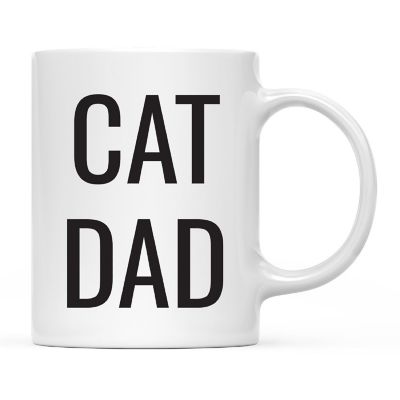 Cat Dad Ceramic Mug Image 2