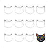 Cat Face 3.5" Cookie Cutters Image 1