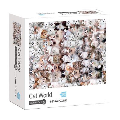 Cat World 1000 Piece Jigsaw Puzzle Image 1