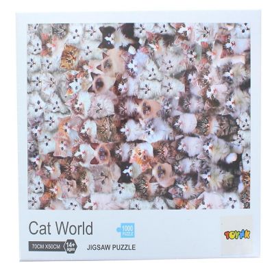 Cat World 1000 Piece Jigsaw Puzzle Image 2