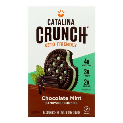 Catalina Crunch - Cookie Sandwich Chocolate Mint - Case of 6-6.8 OZ Image 1
